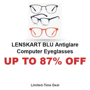 LENSKART BLU Antiglare Computer Eyeglasses Up to 87% OFF