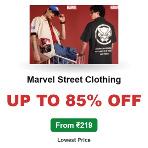 Marvel Street Clothing Up to 85% OFF From ₹219