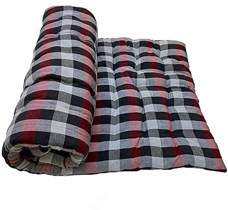 jy Single Bed Cotton Filled Mattress Gadda 3 inch (72 inch x 35 inch)