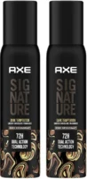 AXE SIGNATURE Dark Temptation Deodorant (400 ml, Pack of 2)