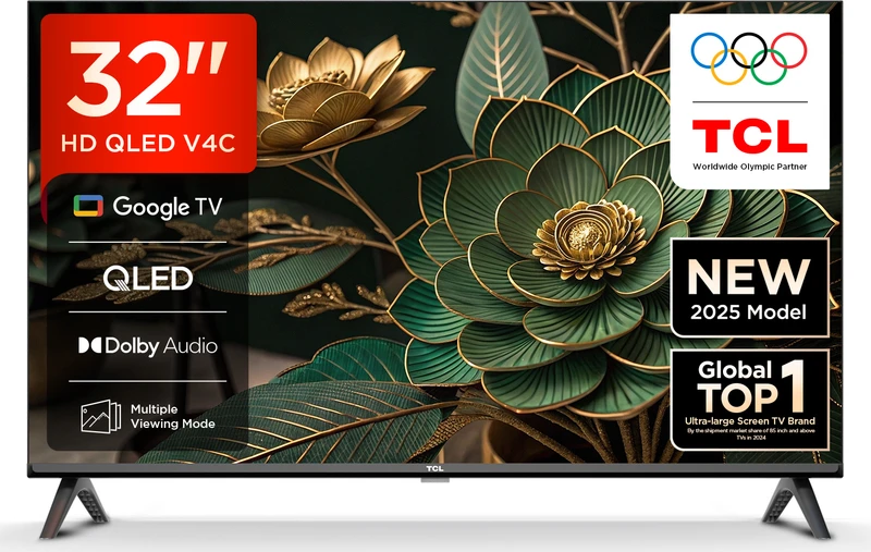 TCL V4C 80.04 cm (32 inch) QLED HD Ready Smart Google TV