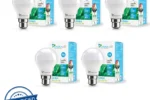 Syska 9 W Basic Standard B22 LED Bulb (White, Pack of 5)