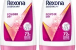 Rexona Powder Dry Underarm Roll On Deodorant (100 ml, Pack of 2)