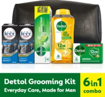Dettol Ultimate Multipurpose Grooming & Shower Kit Men