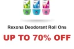 Rexona Deodorant Roll Ons UP TO 70% OFF