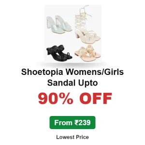 Shoetopia Womens/Girls Sandal Up to 90% OFF From ₹239