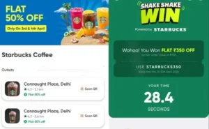 Swiggy Dineout × Starbucks Offer – Flat 50% Off + ₹350 Coupon (April 2026)