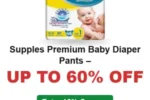 Supples Premium Baby Diaper Pants – Up to 60% Off + Extra 10% Coupon