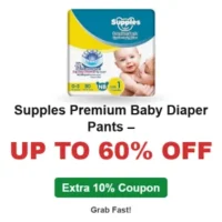 Supples Premium Baby Diaper Pants – Up to 60% Off + Extra 10% Coupon
