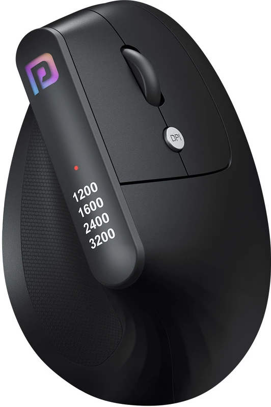 Portronics Toad Ergo Ambidextrous Optical Mouse Vertical 6 Button