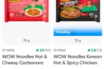 Swiggy Instamart : WOW Noodles Up to 73% OFF