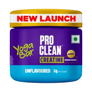 Yoga bar Pro Clean Creatine monohydrate, unflavoured, 3g per scoop