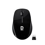 D SELECT Wireless Mouse DS321-Black with USB Type C