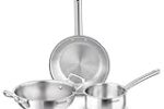Bergner TriPro 3 Pcs Tri-Ply Stainless Steel Cookware Set