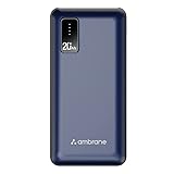 Ambrane 20000mAh Power Bank with 10.5W Fast Charging