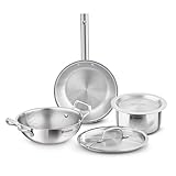 Bergner Tripro Triply Cookware Set 5 Pcs