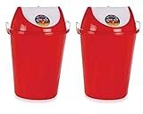 ARISTO Swing Lid Dustbin with Metal Side Handle 60 ltr PACK OF 2