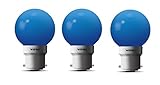wipro Safe Lights 0.5-Watt LED Night Lamp (Blue, Pack of 3)