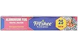 FRESHEE Aluminium FOIL ROLL 20 Mtrs, 11 Micron (Pack of3)