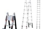 Bathla 18.5 ft A-Type Foldable Aluminium Telescopic Ladder with 18 Steps
