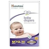 Himalaya Baby Taped Diapers, Medium (7-12 kg), 54 Count