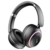 boAt Rockerz 480, RGB LEDs, Wireless Over Ear Headphone with Mic