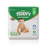 TEDDYY Easy Baby M Size Diaper Pant Style | 74 Count (Medium)