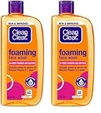 Clean & Clear Foaming Facewash for Oily Skin, Brown, 240ml (Pack of 2)