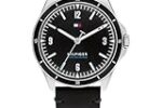 Tommy Hilfiger Analog Black Dial Leather Strap Watch for Men