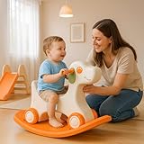 Amazon Brand – Jam & Honey 3-in-1 Puppy Push On Ride On Rocker