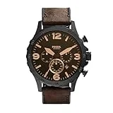 Fossil Nate Analog Black Dial Men’s Watch-JR1487