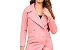 KOTTY Women’s Quilted Longline Lightweight Yet Warm Coat(Pink,M)