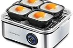Longway LWEB04 500 Watt Stainless Steel Egg Boiler/Cooker (Silver, 8 Eggs)