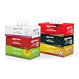 Amazon Basics 2 Ply Facial Tissue Box | 1200 Pulls | 200 Pulls X Pack of 6