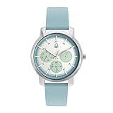 United Colors of Benetton Women Blue Round Brass Dial Analogue Watch