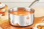 Borosil Cookfresh Triply Stainless Steel Sauce Pan with Spout 18 cm