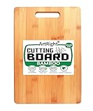 ArtRight Large Natural Bamboo Wood Chopping Cutting Board