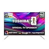Toshiba 108 cm (43 inches) E36RP Series Full HD Smart QLED Google TV 43E36RP