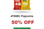 4700BC Popcorns 50% OFF On Bigbasket