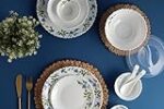 Cello Opalware Dazzle Series Moon Rose 35 Piece Dinner Set