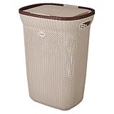 Solimo Plastic Knit Laundry Basket – Big – 55 Litres