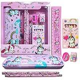 Party Propz Unicorn Stationery Set for Girls – 12 Pcs