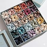ETSAP Classic Satin Silk Scrunchies Set Of 12 Scrunchie