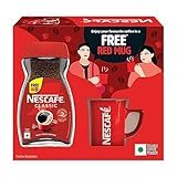 Nescafe Classic Instant Coffee Powder | Free Red Mug | 180g, Box