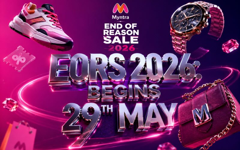 Myntra End of Reason Sale (EORS) 2026 Dates VIP Sale Pass Update Offers