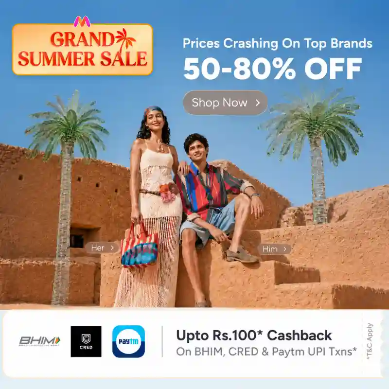 Myntra Grand Summer Sale: Up to 80% Off on Fashion