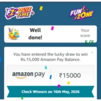 Amazon Quiz 15000 Answers Today
