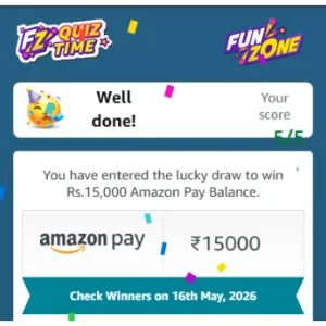 Amazon Quiz 15000 Answers Today