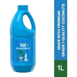 BAJAJ 100% Pure Coconut Oil 1 litre