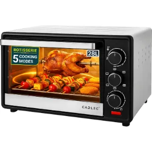 Cadlec 28-Litre OvenMate (Silver and Black)